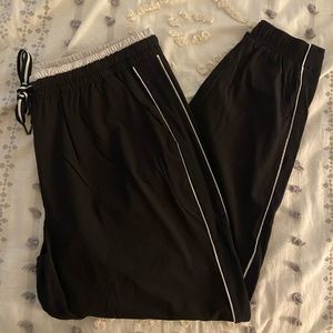 Athleta black track pants